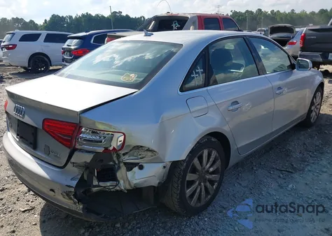 2013 Audi A4 2.0T Premium из США, поврежденный, VIN WAUBFAFL1DN043718